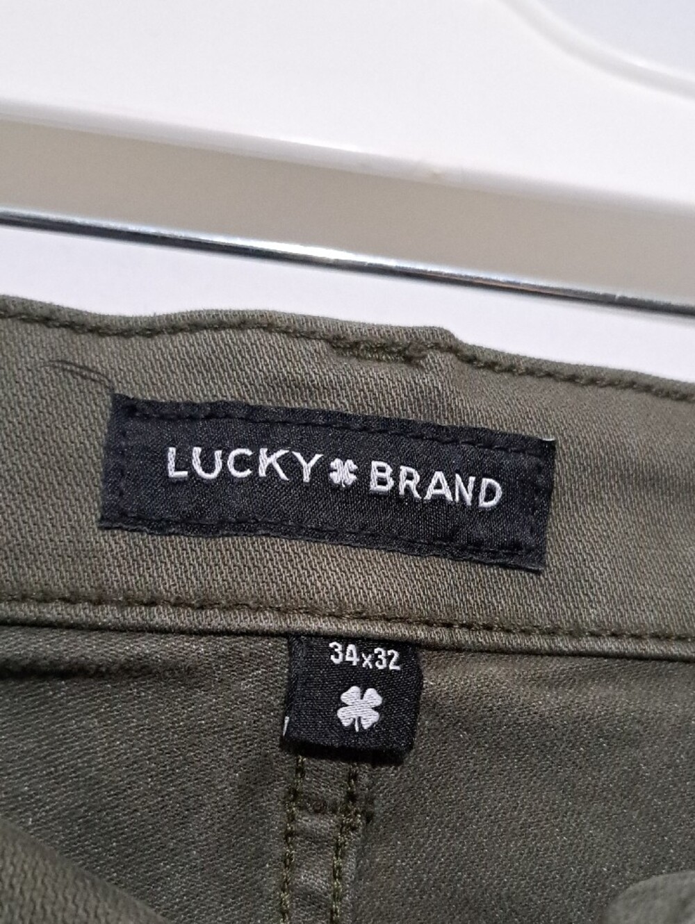 Lucky Brand Men's Slim Straight Jeans in Olive